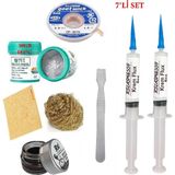 Smnr Best Krem Lehim 183°C 50GR Havya Uc Temizleyici Flux Lehim Toplama Cp-3,0mm Lehim Emme Teli Spatula Seti2 TK03
