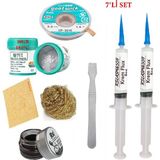 Smnr Best Krem Lehim 183°C 50GR Havya Uc Temizleyici Flux Lehim Toplama Cp-3,5mm Lehim Emme Teli Spatula Seti2 TK01