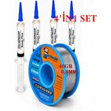 Smnr Elektronik Tamir Lehim Seti 40 gr Lehim Teli 0,8 mm Krem Flux 4in1 Arada ST13