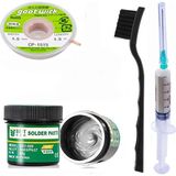 Smnr Krem Lehim Best Solder Paste 183°C SN63/PB37 50G Flux Lehim Toplama CP-1515 Lehim Emme Teli 1,5 mm 4in1