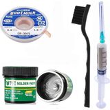 Smnr Krem Lehim Best Solder Paste 183°C SN63/PB37 50G Flux Lehim Toplama CP-3015 Lehim Emme Teli 3,0 mm 4in1