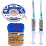 Smnr Krem Lehim Solder Paste 183°C Noclean SN63/PB37 42G Flux Lehim Toplama CP-3015 Lehim Emme Teli 3 mm