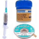 Smnr Krem Lehim Solder Paste 183°C Noclean SN63/PB37 42G Flux Lehim Toplama CP-3515 Lehim Emme Teli 3,5 mm