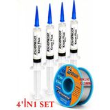Smnr Lehim Teli 40 G 0,3 mm RSLASM8559 Krem Flux 5 cc 4’lü Yardımcı Lehim Seti ST19