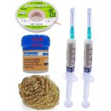 Smnr Lehimleme Seti Mechanic Krem Lehim Solder Paste 183°C Noclean 42G Lehim Toplama CP-1515 Emme Teli 1,5mm ST03