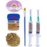 Smnr Lehimleme Seti Mechanic Krem Lehim Solder Paste 183°C Noclean 42G Lehim Toplama CP-2015 Emme Teli 2 0mm ST02