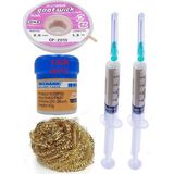 Smnr Lehimleme Seti Mechanic Krem Lehim Solder Paste 183°C Noclean 42G Lehim Toplama CP-2015 Emme Teli 2 0mm ST04