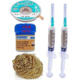 Smnr Lehimleme Seti Mechanic Krem Lehim Solder Paste 183°C Noclean 42G Lehim Toplama CP-3515 Emme Teli 3,5mm ST04