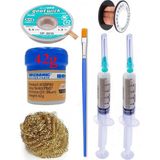 Smnr Lehimleme Seti Mechanic Krem Lehim Solder Paste 183°C Noclean 42G Lehim Toplama CP-3515 Emme Teli 3,5mm ST06