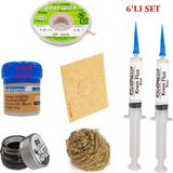 Smnr Mechanic Krem Lehim 183°C 42GR Havya Uc Temizleyici Flux Lehim Toplama Cp-1,5mm Lehim Emme Teli Seti1 TK03