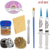 Smnr Mechanic Krem Lehim 183°C 42GR Havya Uc Temizleyici Flux Lehim Toplama Cp-2,0mm Lehim Emme Teli Spatula L03