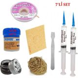 Smnr Mechanic Krem Lehim 183°C 42GR Havya Uc Temizleyici Flux Lehim Toplama Cp-2,0mm Lehim Emme Teli Spatula M05