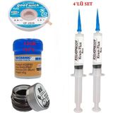 Smnr Mechanic Krem Lehim 183°C 42GR Havya Uc Temizleyici Flux Lehim Toplama Cp-2,5mm Lehim Emme Teli SETI01