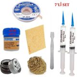 Smnr Mechanic Krem Lehim 183°C 42GR Havya Uc Temizleyici Flux Lehim Toplama Cp-3,0mm Lehim Emme Teli Spatula M05