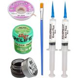 Smnr Relıfe RL-402 Krem Lehim 183°C 40GR Havya Uc Temizleyici Flux Lehim Toplama Cp-2,0mm Emme Teli Fırça SETI03