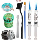 Smnr Relıfe RL-402 Krem Lehim 183°C 40GR Havya Uc Temizleyici Flux Lehim Toplama Cp-3,5mm Emme Teli Fırça Yedili SET01