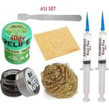 Smnr Relıfe RL-402 Krem Lehim 183°C 40GR Havya Uç Temizleyici Kremi Seti Flux Lehim Toplama Spatula Vs Seti TK01