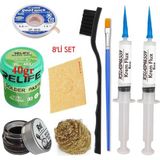 Smnr Relıfe RL-402 Krem Lehim 183°C 40GR Havya Uc Temizleyici Seti Flux Lehim Toplama Cp-3,0mm Emme Teli Fırça SET01