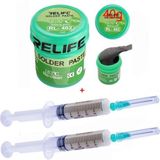 Smnr Rlıfe RL-402 Krem Lehim Solder Paste 183°C Noclean SN63/PB67 40G ve Lehim Toplama Seti