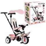 Smoby 3 Tekerlekli Çocuk Bisikleti 3'ü1 Arada Set - Pembe 741404