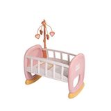 Smoby Baby Nurse Sallanan Dönenceli Oyuncak Bebek Beşiği - Pembe