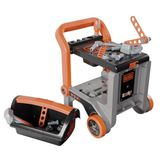 Smoby - Black+Decker - Bricolo El Kamyonu - İmitasyon Oyuncakları - Kolay Taşıma - 18 Aksesuar Dahil - 3 Yaşından İtibaren - Fransa'da Üretilmiştir