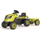 Smoby XL Römorklu Pedallı Traktör - Yeşil 710130