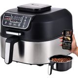Smokeless Izgara | Cyclonic Air Max Teknolojili Elektrikli Izgara, 1760 W Gücünde 260 º 1 Fonksiyonlu Mutfak Robotu, Airfryer | Sıcak Hava Fritözü, Fı - Çok Renkli