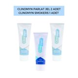 Smokers 75 ml + Temizle Parlat Diş Beyazlatan ve Parlatan Fresh Jel Diş Macunu 75 ml X2