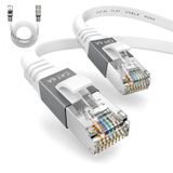Smolink Cat 6a Ethernet Kablosu 100 Ft, Dayanıklı Düz İnternet Ağ LAN Kablosu 1,5 Ft Kısa Yama Kablosu, RJ45 Konnektörlü İnce Yüksek Hızlı Gigabit Bilgisayar Kablosu, Cat6/Cat5e/Cat5 Kablosundan Daha Hızlı -