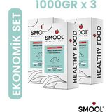 Smool 3 x 1000 G. Ingiliz Karbonatı (3X1000 Gr) Içilebilir Katkısız Yenilebilir Gıda Tipi Food Grade - 1 Adet