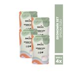 SMOOL Epsom Tuzu 4 lü Set (4x1000 GR) Ingiliz Tuzu Katkısız, Banyo Tuzu Ayak Banyosu Peeling 4 Kg