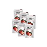 SMOOL Freeze Dried 6 'lı Set Çilek (DONDURULARAK KURUTULMUŞ) Freeze Dry Strawberry Pack Of 6