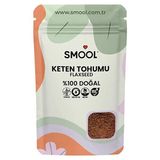 Smool Keten Tohumu 500 gr Glütensiz ve Katkı Maddesi İçermeyen Doğal Türkiye Menşeli - 1 Adet