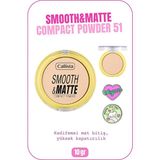 Smooth Matte Compact Powder Mat Bitişli Toz Pudra - 51 Soft Sand