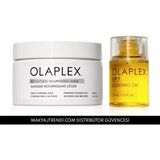 Smooth Style Icons For Fine Hair Duo - Ince Telli Saçlar Için Bağ Güçlendirici Saç Bakım Yağı & Besleyici Maske Seti - Renksiz