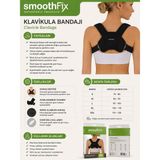 Smoothfix Dik Duruş Korsesi Klavikula Bandajı Omuz Destekleyici Postür Düzeltici - XL