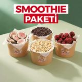 Smoothie Paketi Freeze Dried İncir Küp Elma Granül Yaban Mersini Böğürtlen Şekersiz Katkısız Dondurularak Kurutulmuş Meyve Seti