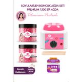 Smoothly 2 Ad.250gr Soyulabilen Boncuk Ağda Ağda Isıtıcı Makine+ Karınca Yumurta Yağı Losyonu + 4 Spatula