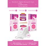Smoothly 2 Adet 225gr Soyulabilen Boncuk Ağda Seti, Ağda Isıtıcı Makine, Tüy Losyon
