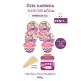 Smoothly 8 Parça Pudralı Boncuk Ağda Soyulabilen Yüz Ağdası (PENTA) + Karınca Yumurta Yağı + Spatula Seti