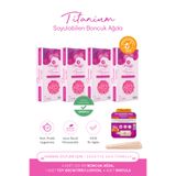 Smoothly 880 GR. acısız ağda Tıtanıum Pudralı soyulabilir boncuk ağda granür ağda 220 g x 4 paket 880 GR.