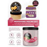 Smoothly Epilasyon Ağda Sonrası Çilek Nane Peeling 800ML Bisküvi Peeling ve Tüy Geciktirici Etkili - 800 ml
