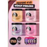 Smoothly Favori Vücut Peelingi Batık & Çilek Bacak Onarıcı 4 X 800g + 4lü Karınca Yumurtası Yağ