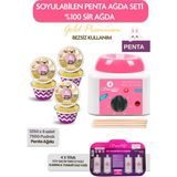 Smoothly Gold Soyulabilen Mini Kalıp (Penta) Ağda 750GR Anti Alerjik Yüz Ağda Seti