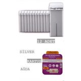 Smoothly Kartuş Silver Roll-on Sir Ağda 12 Li Set 1 Karınca Yumurta Yağı