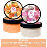 Smoothly Kayısı Özlü + Ekvator Sütlü El Ayak Peeling 200 ml x 2 Adet