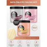 Smoothly Peeling 800 gr x 3 Adet Doğal Kabak Lifi ile Batık Önleyici Peeling Seti
