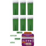 Smoothly Roll-on Kartuş Sir Ağda Azulen 6'lı Set 600ml + Karınca Yumurta Yağı Tüy Geciktirici
