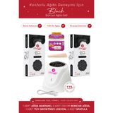 Smoothly Soyulabilen Black Boncuk SİR ağda seti 2 x 220 g. Boncuk ağda Sir ağda makinası 1 YIL GARANTİLİ ERKEK AĞDASI SPORCU AĞDASI